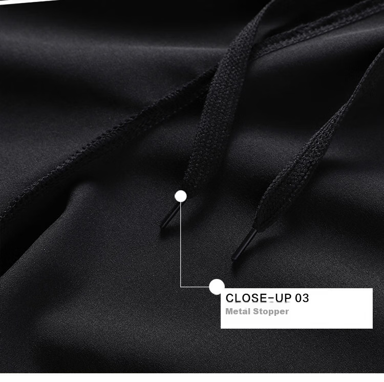 VANCAMEL Men's Summer Ice Silk Thin Five-Point Loose Breathable Stretch Sports Shorts Black 4XL 9