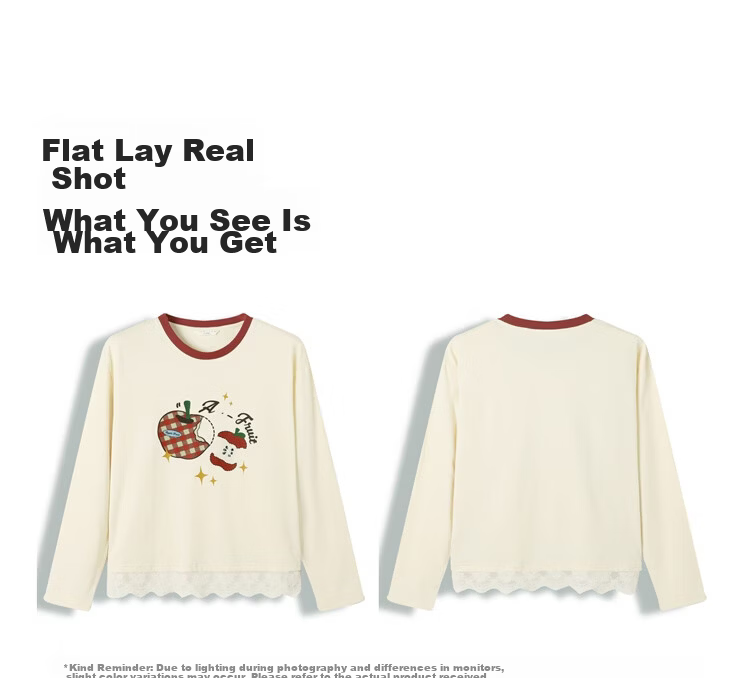 TonLion 2026 Spring Women's Color-Block Long Sleeve T-Shirt 3
