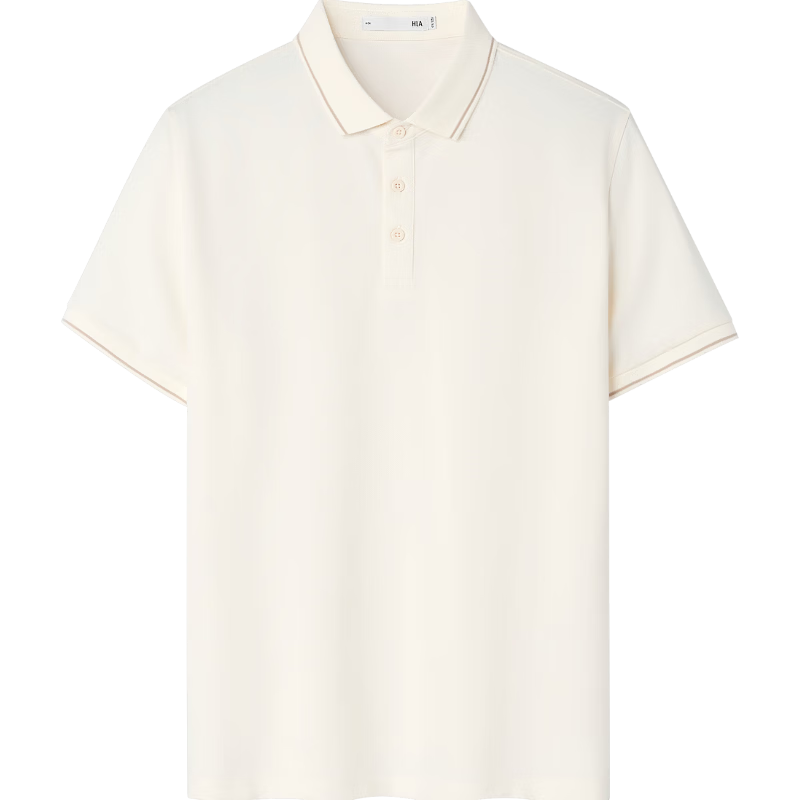 HLA Hailan Home Short Sleeve Polo 26 Light Business Flat Knit Collar Cool Simple Short T-Shirt Men Summer