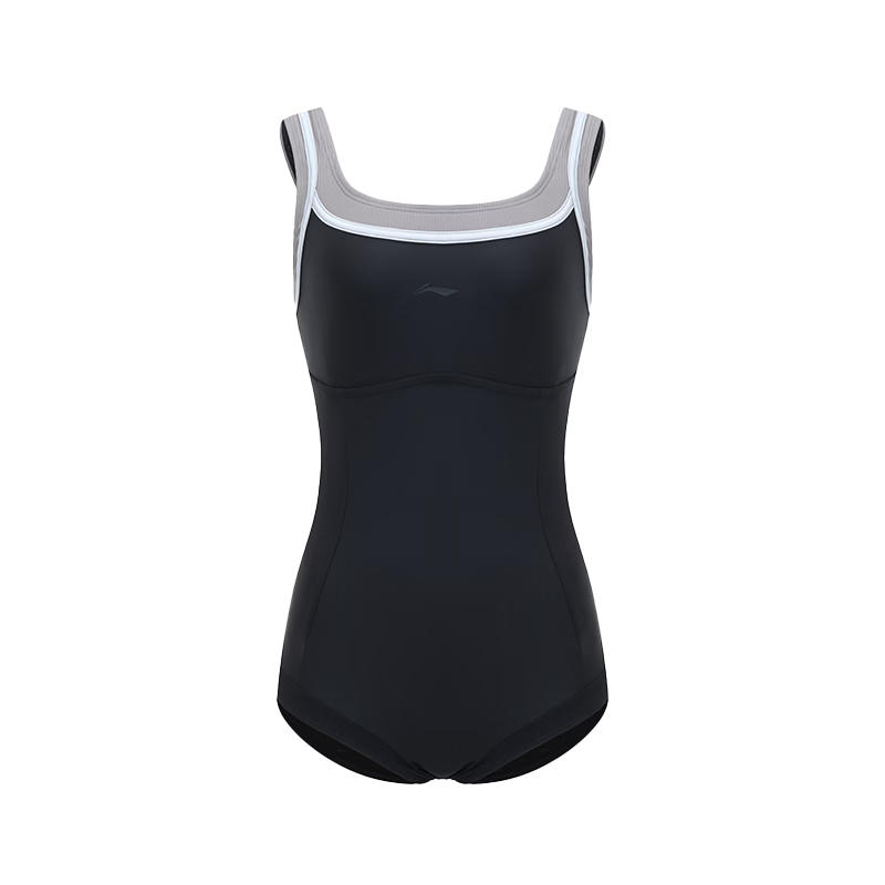 LI-NING Women's Premium 2026 New Strap One-Piece Triangle Professional Training Swimsuit Adult Female