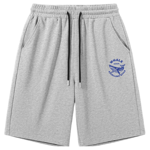 Baleno Men's Cotton Breathable Sweat-Absorbing Summer Sports Shorts, Youth Trendy Casual Loose Fit Shorts