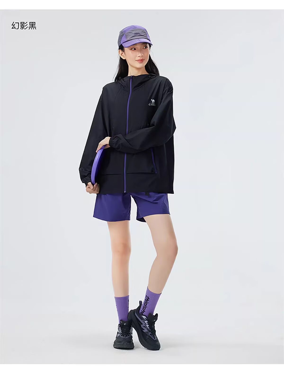 Camel [Wang Junkai Edition Muguang Pro] Women's Sun Protection Jacket Summer Unisex Water-Repellent Cooling Packable Coat 41