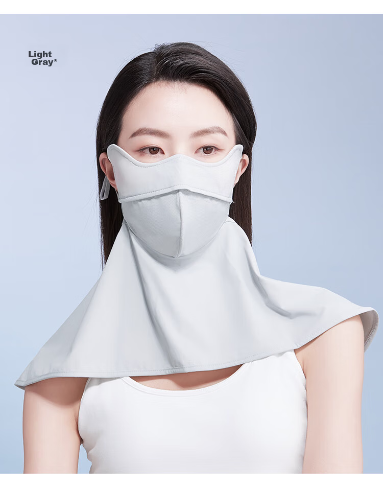 Hodo Women's UPF50+ Sunscreen Face Mask Summer Cooling Breathable Sun Protection Neck Guard UV Protection Face Bikini 16