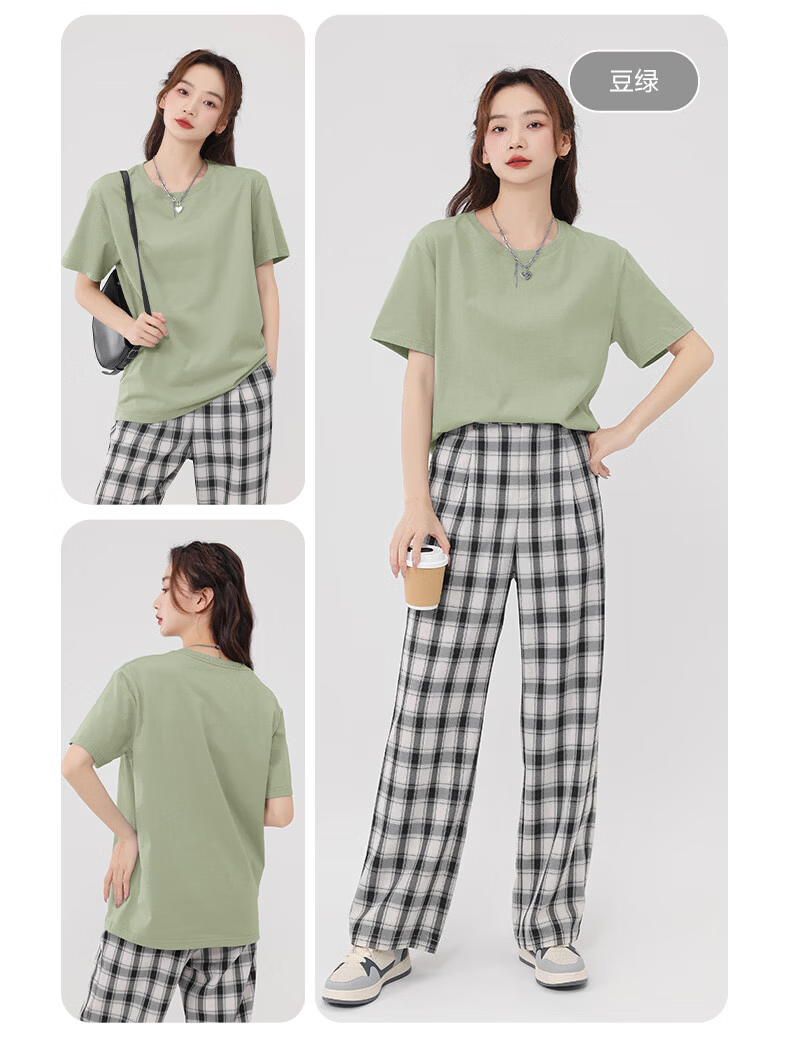 Warrior Women's 2026 Summer New Cotton Short Sleeve T-Shirt Loose Fit Slim Outdoor Breathable Printed Top 27