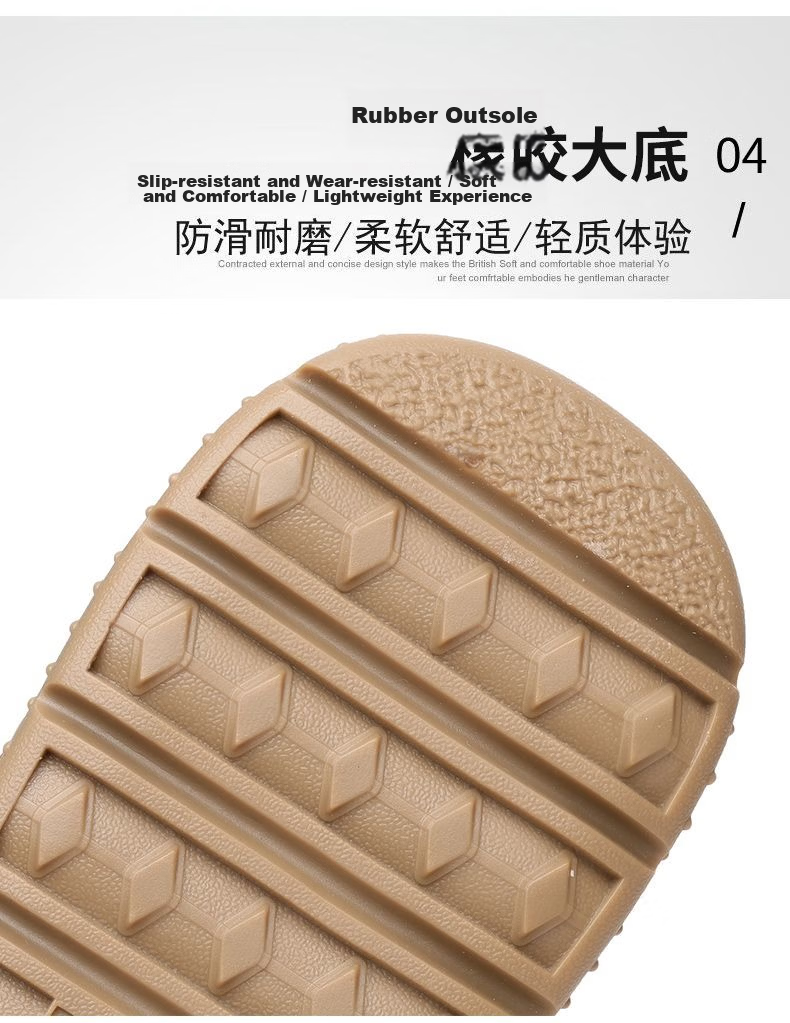 Jingzhenlianggong New Casual Sandals High-Grade Ultra-Soft Men's Breathable Sandals Wear-Resistant Non-Slip Yellow [Classic Model] Size 42 15