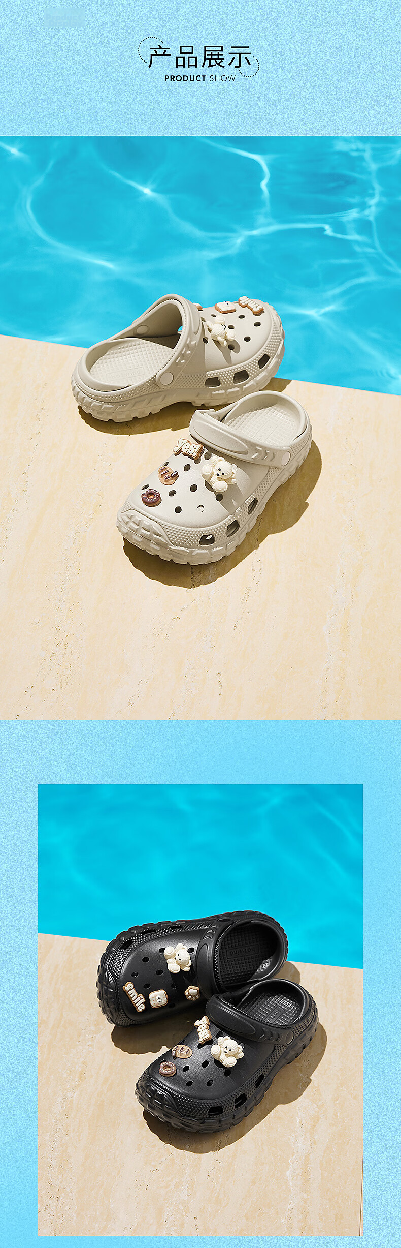 Hotwind Women's Summer New Fashion Height-Increasing Thick-Soled Clogs Casual Cute Beach Outdoor Slippers 7