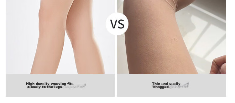 Avandy 2-Pack 5D Ultra-Thin Summer High-Waist Skin-Enhancing Sheer Tights Anti-Snag Pantyhose 7