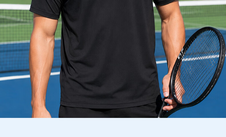 LI-NING Short Sleeve T-Shirt Unisex Sports Summer Quick-Dry Breathable Casual Loose Fit Crew Neck Running Yoga Top Black 2XL 15