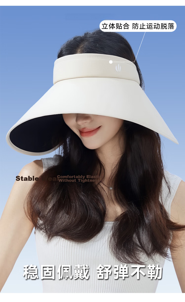 FitonTon Women's Summer Sun Protection Hat Outdoor UV Protection Breathable Travel Bucket Hat Face Shield Anti-Sunburn 5