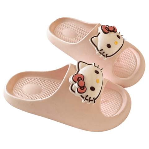 AILAIJIA Hello Kitty Collaboration Women's Home Slippers Bathroom Slippers Summer Cute Girls Slippers Pink Size 40-41