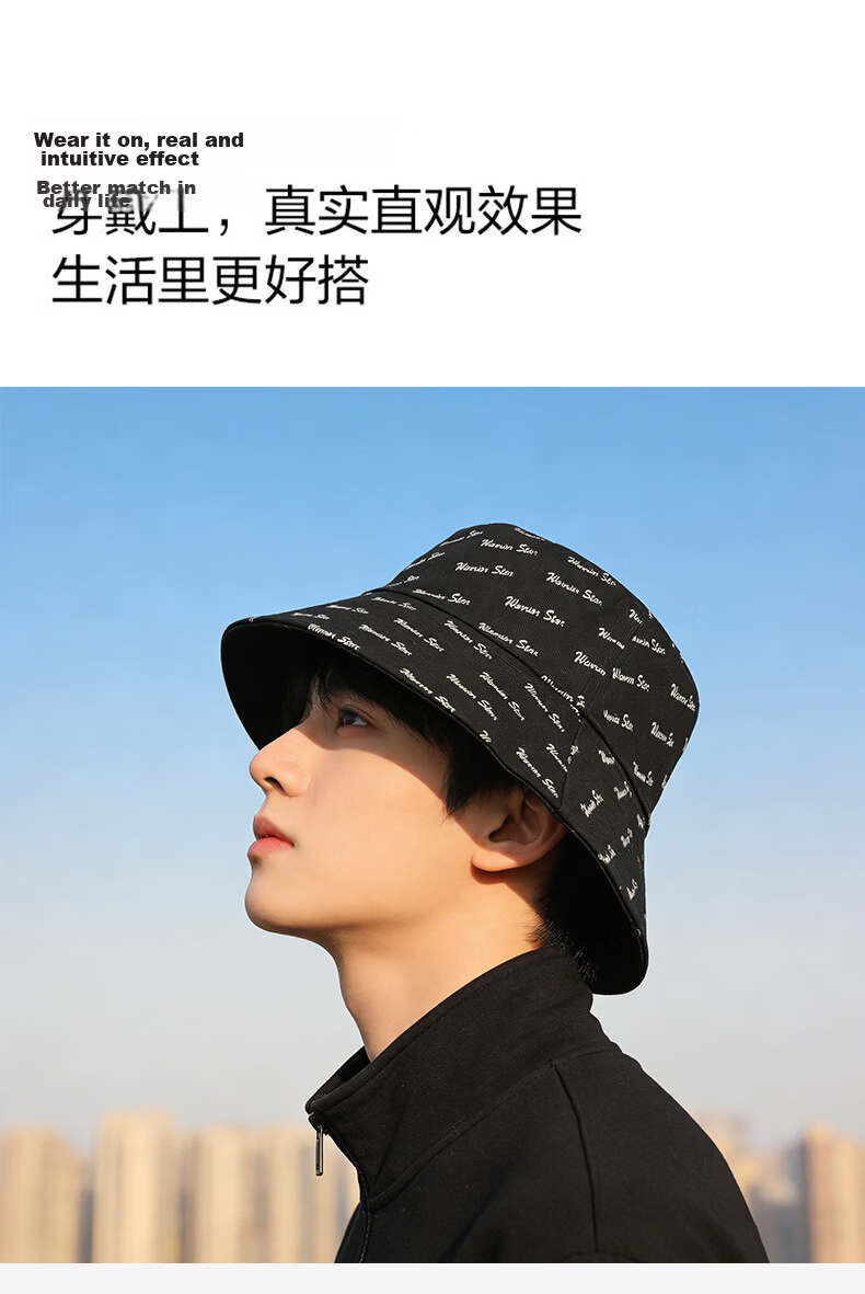 Warrior Double-Sided Fisherman Hat 2026 New Sunshade Hat Unisex Summer Sun Protection Bucket Hat Large Head Size 5