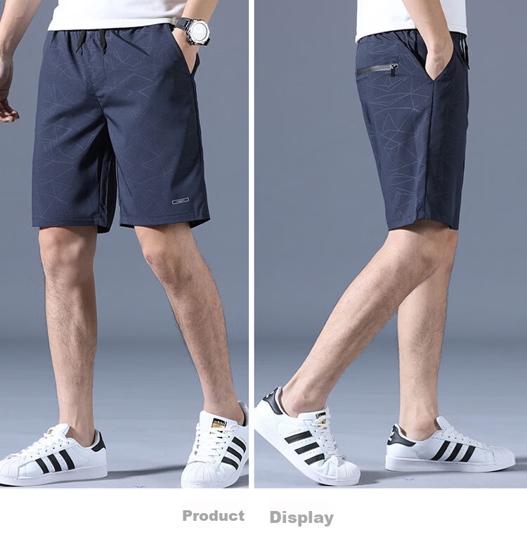 ROMON Men's Shorts, Summer Lightweight Casual Wear, Loose Beach Pants, Trendy Mid-Length Trousers for Me 15
