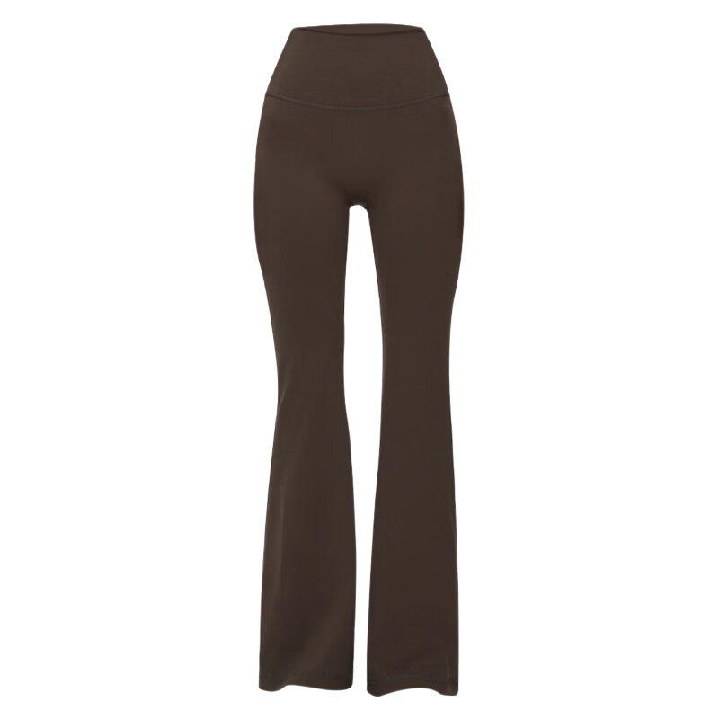 Free Style Yoga Flared Pants for Women Spring Summer High Waist Butt Lift Nude Feeling Slimming Sports Micro Flare Pilates Outdoor Fitness Wear