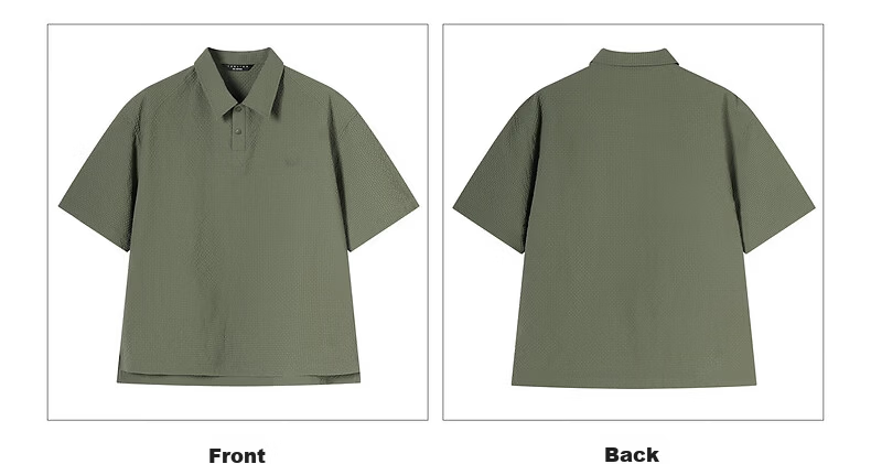 TonLion Men's Short Sleeve Polo Shirt 2026 Summer New Lapel Loose Fit Stylish High-End Trendy Top 16