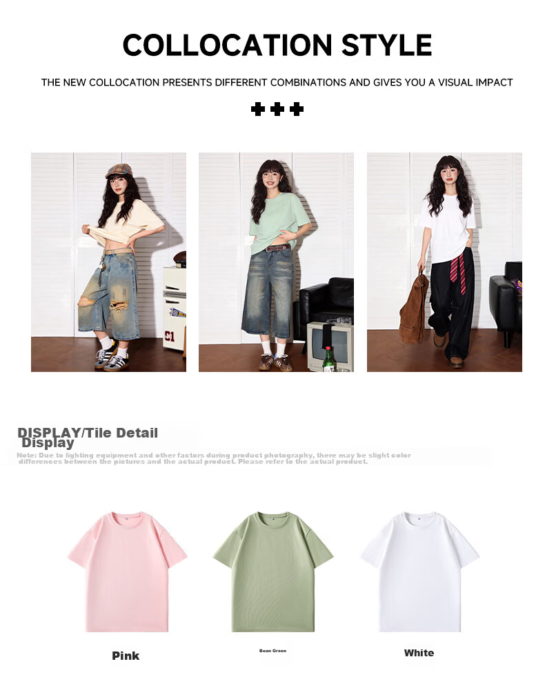 TonLion Pure Cotton Short-Sleeve T-Shirt, Women's Summer Fashion, American-Style Half-Sleeve Shirt, Loose-Fitting, Skin-Friendly, Cartoon-Inspired, High-End Ladies' Top 5