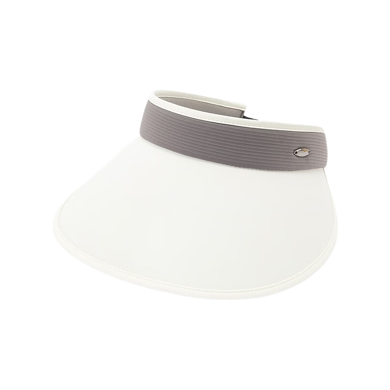 Wanting Women's Summer Outdoor Sports Beach Sun Protection Hat UV Protection Lightweight Open-Top Hat - Beige
