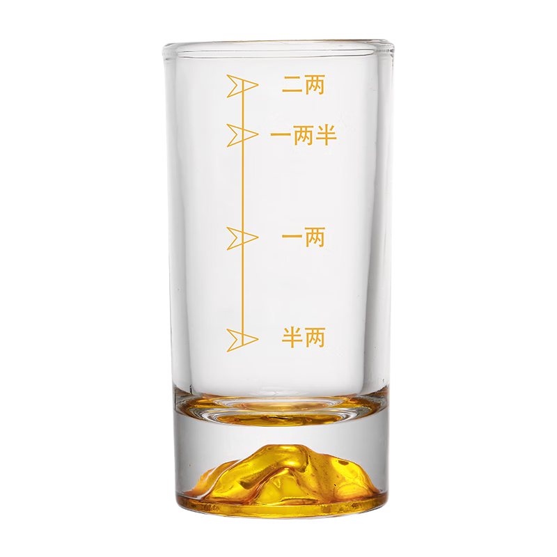 CLITON Jinshan White Liquor Measuring Cup 2 Liang Shot Glass Bullet Glass Strong Liquor Whiskey Glass Set of 6