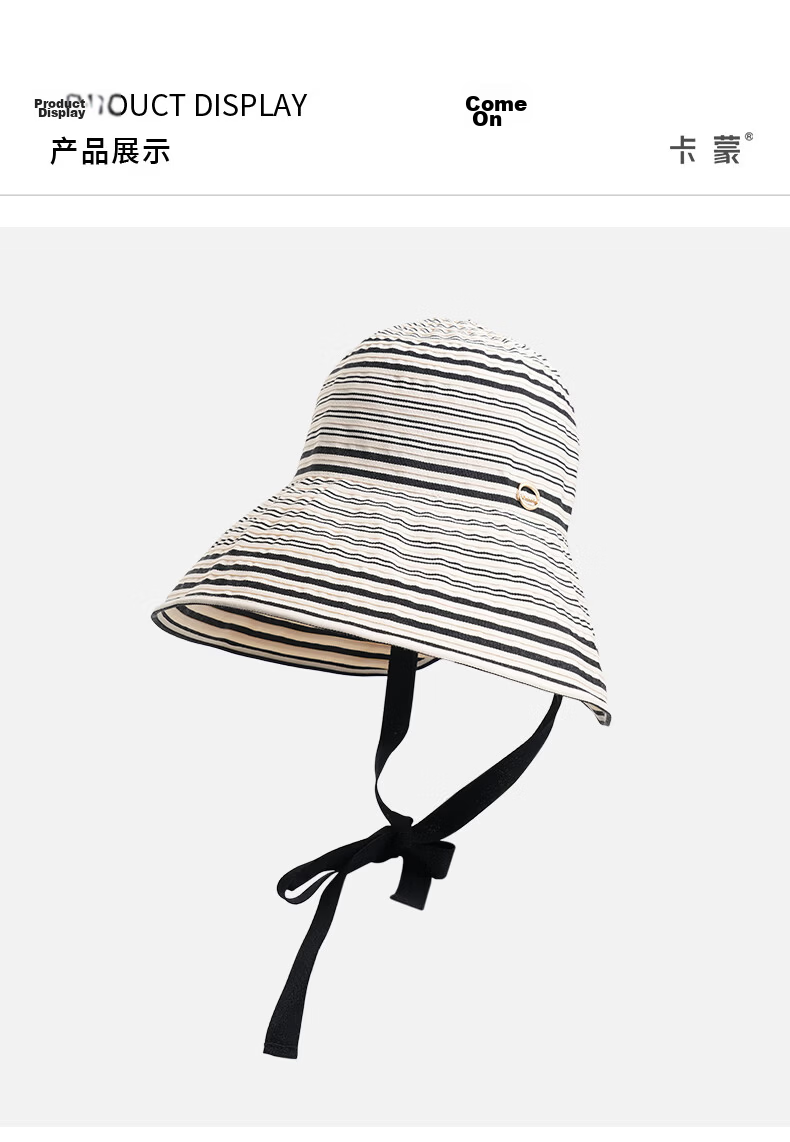 Kenmont Women's Hat 2026 New Sun Protection UV Shielding Large Head Circumference Sun Hat Fisherman Hat 6265 6