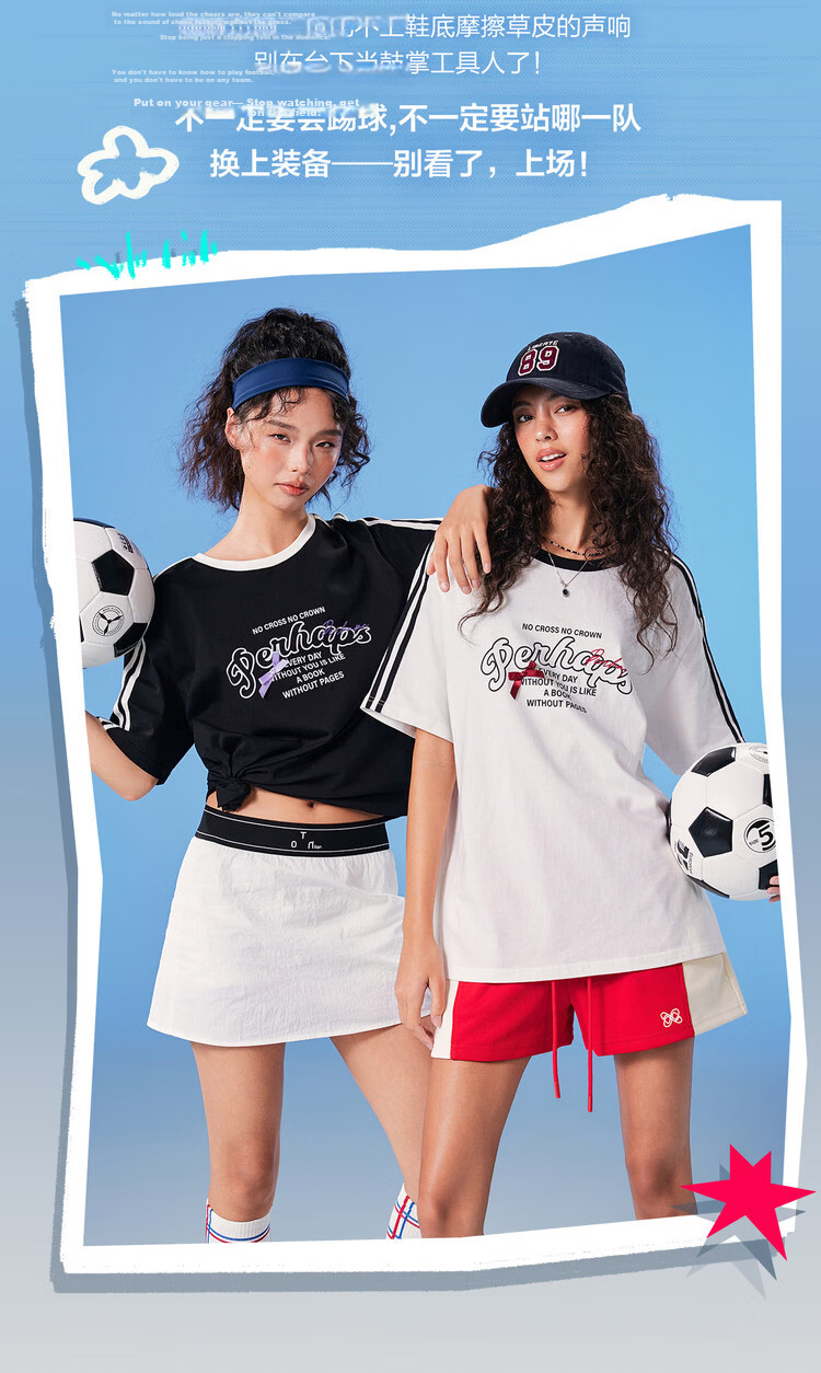 TonLion 2026 Summer Women's Short Sleeve T-Shirt Cotton American Casual Fashion Loose Trendy Top 2