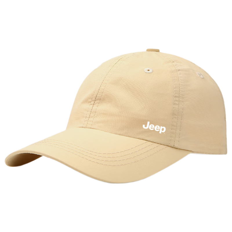 JEEP Men's New Four-Season Duckbill Cap Sunshade Lightweight Baseball Cap Women's Outdoor Quick-Dry Sun Protection Hat