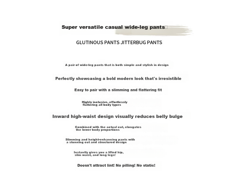 Langsha White Curved Blade Pants Women Summer 2026 New Quick-Dry High-Waist Draped Loose Thin Casual Yamamoto Wide-Leg Pants 2