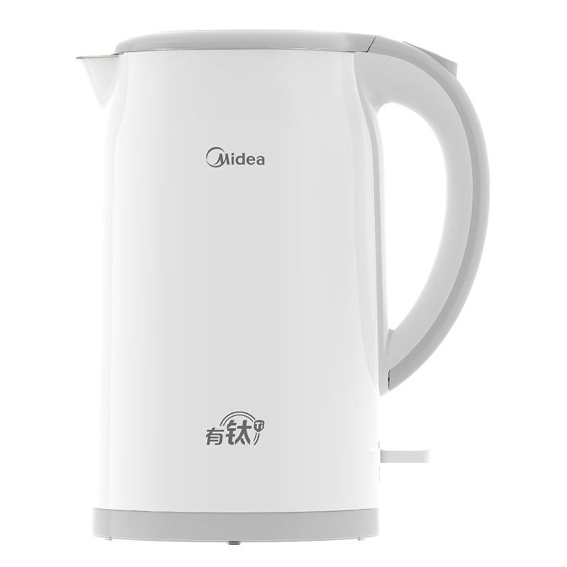 Midea Electric Kettle Titanium Inner Liner Double-Layer Seamless 1.7L Large Capacity Auto Smart Power-Off MK-SH17M134-T