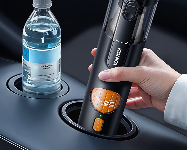 KONKA Car Vacuum Cleaner with Strong Suction, Wireless Handheld Vacuum for Cars And Home Use, Powerful Blowing And Suction All-In Machine, Portable Car Desktop Handheld Vacuum for Pet Hair 26