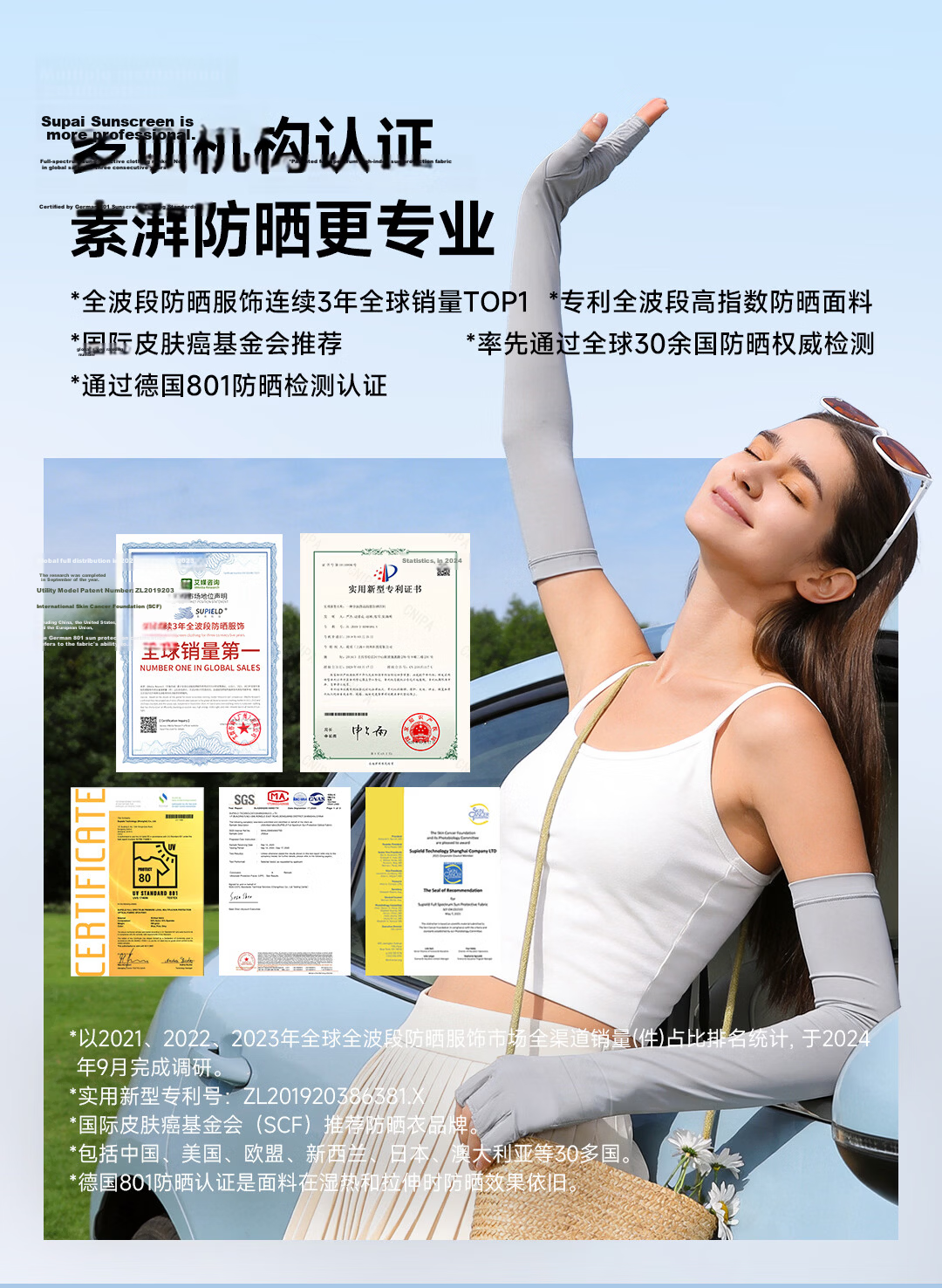 SUPIELD Nail Art Sunscreen Gloves Fingerless Half-Finger Ice Sleeves UV Protection Anti-Slip Driving Cycling Arm Sleeves 4
