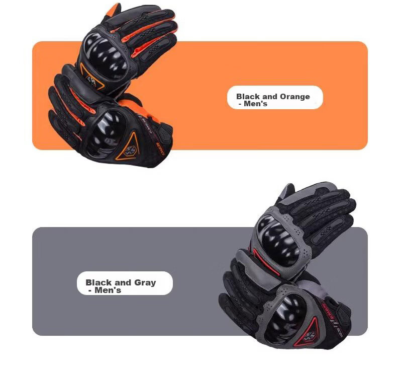 SCOYCO MC146 Motorcycle Riding Gloves, Full-Finger Gloves, Comfortable, Anti-Fall, Breathable, Suitable for Commuting And Daily Use, All Seasons, for Men And Wome 16
