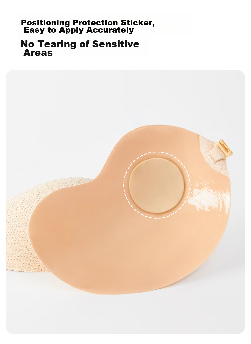 PINK AMY Sticky Cotton Breast Pads Women’s Wedding Dress Summer Push-Up Large Cup Invisible Nipple Covers 15