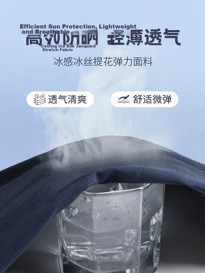 SHANSHAN High-End Sun-Protective Blazer for Men Cool Feeling Mid-Young Lapel Formal Casual Thin Jacket for Dad Father's Day 12