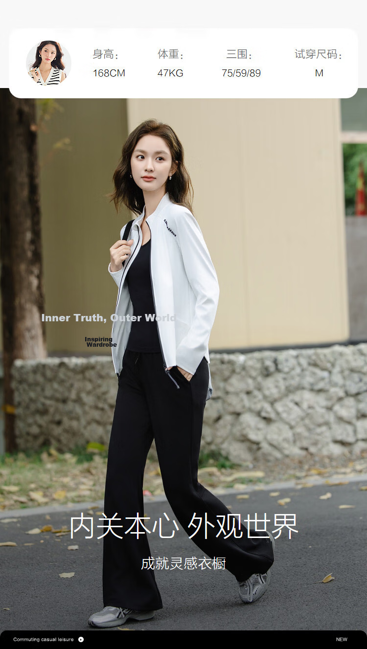 Demana Women's Slim Fit Spring Outdoor Windbreaker with Stand Collar and Color-Block Print, UPF50+ UV Protection 8