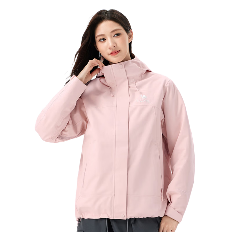 CAMEL Women's Outdoor Jacket Men's 3-in-1 Waterproof Breathable Down Liner Hiking Mountaineering Coat