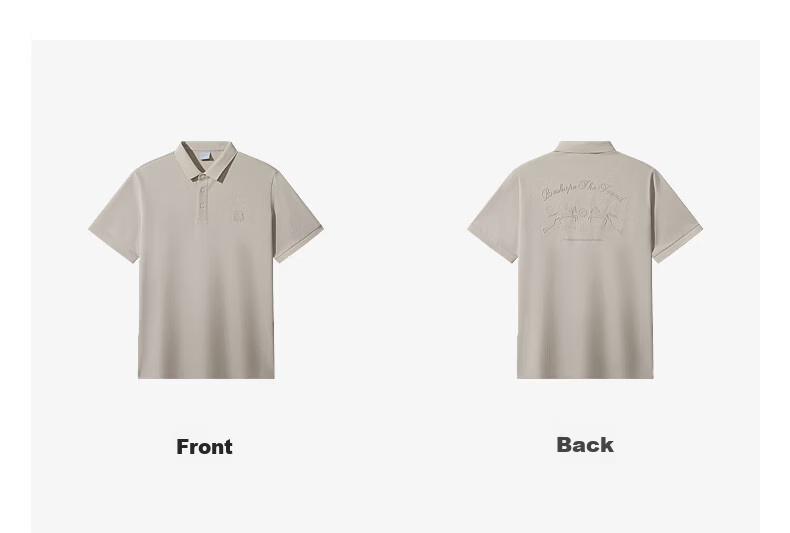 CABBEEN Ice Oxygen Cool Bead Polo Shirt Men Water-Soluble Embroidered Galloping Horse Totem 2026 Spring Summer Short Sleeve Breathable Polo Shirt 22