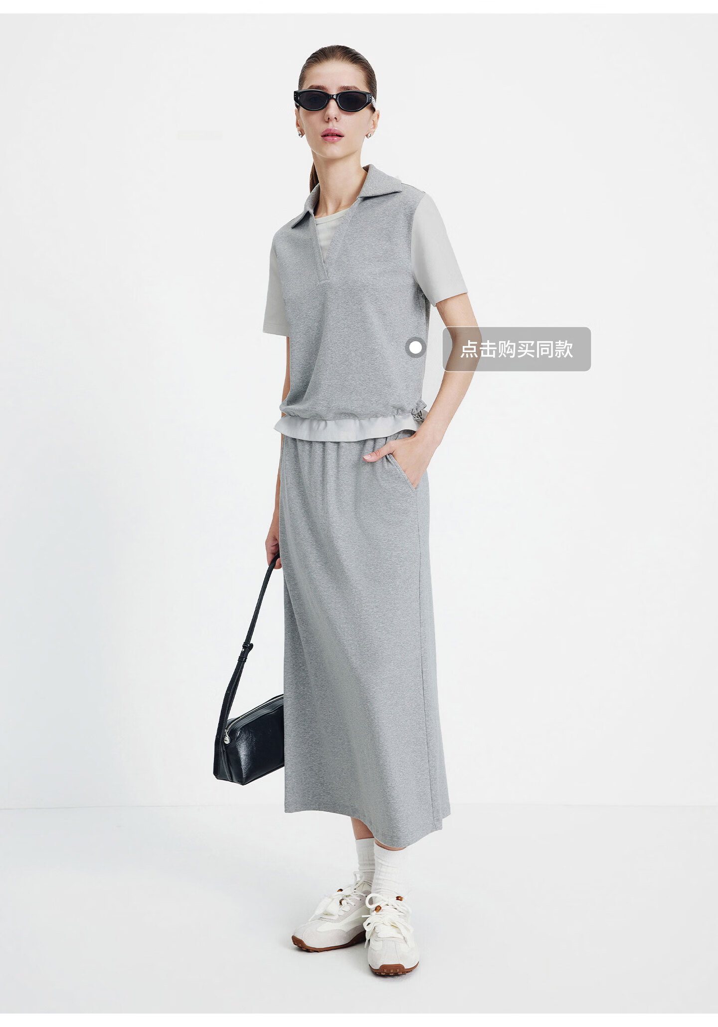 Navigare Italy Small Sailboat 26 New Casual Women's Half Skirt with Back Slit Commuter Versatile Long Skirt 2312876513 9