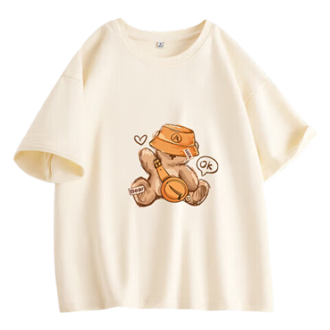 Warrior Pure Cotton Short-Sleeve T-Shirt for Women, 2026 New Style, Comfortable Trendy Ins-Inspired Thin Skin-Friendly Casual Loose Top