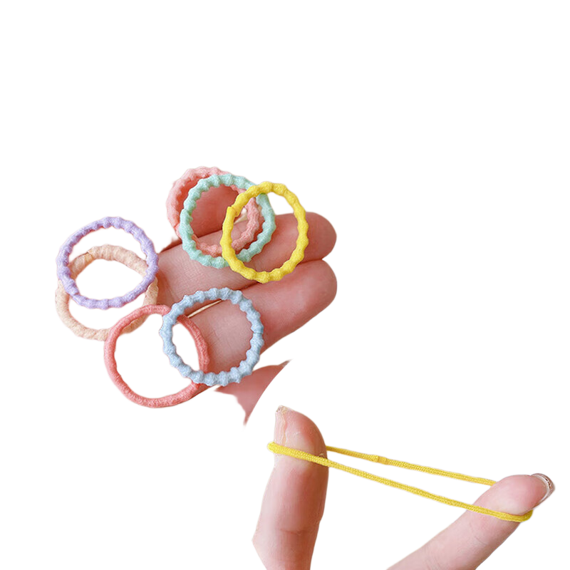 Liqing Autumn And Winter Children's Hair Ties, 300 Small Size Candy-Colored Hair Bands, Baby Girl Hair Rings, Hair Elastics, Hair Accessories