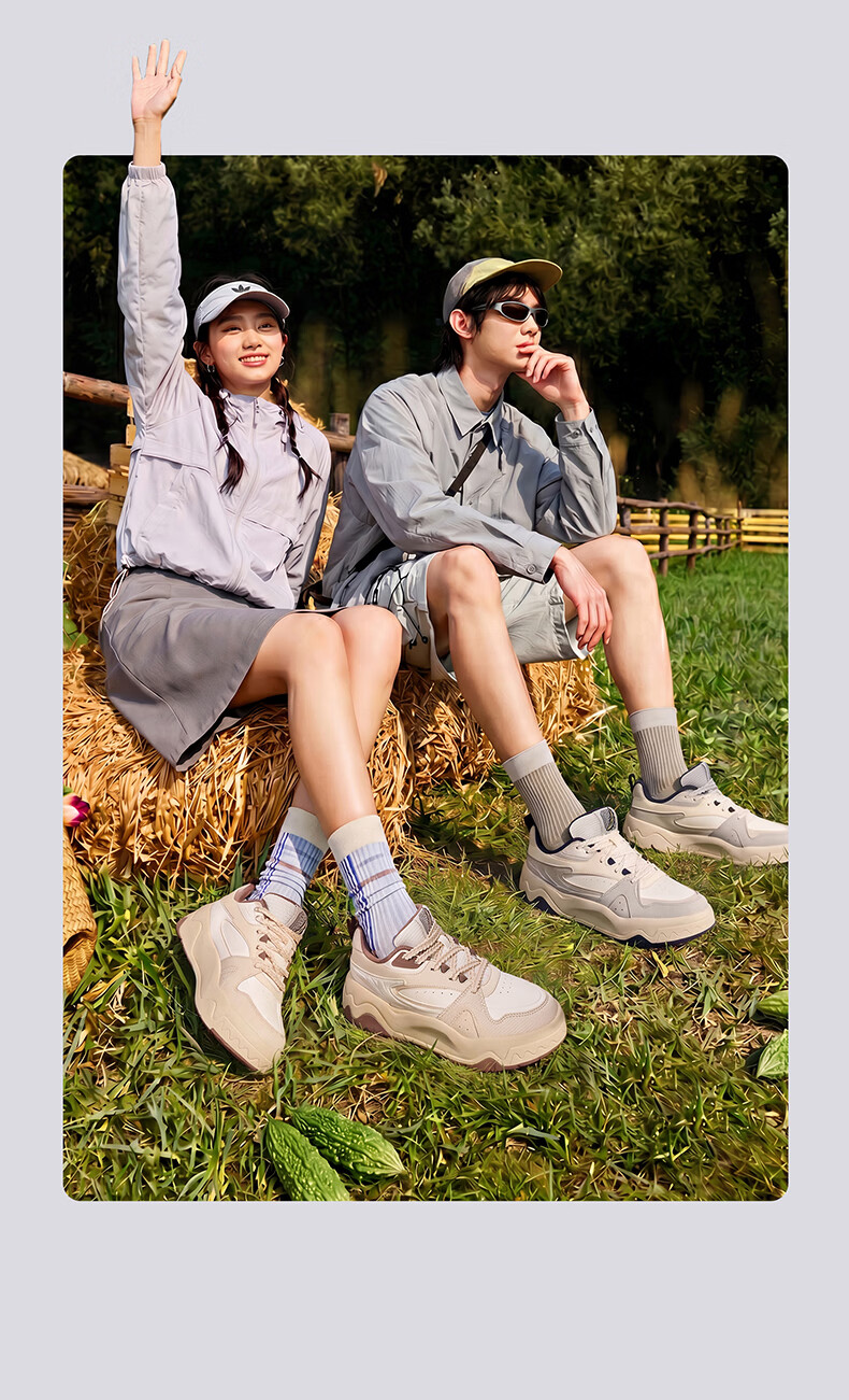 ERKE Women's Casual Sneakers Summer 2026 Breathable Versatile Sports Shoes | Bitter Melon 5
