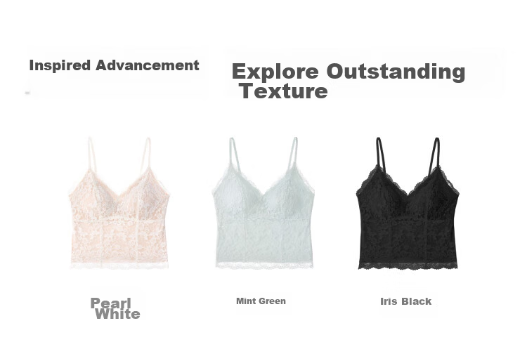 Suki Ryohin [Iris] French Lace Sexy Camisole with Chest Pad, Inner Wear and Outer Wear Tank Top for Women Summer 13