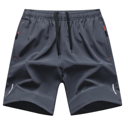GENIOLAMODE Men's Shorts, Korean Style Loose Casual Thin Breathable Five-Point Pants, Ice Silk Quick-Dry Versatile Drawstring Trousers