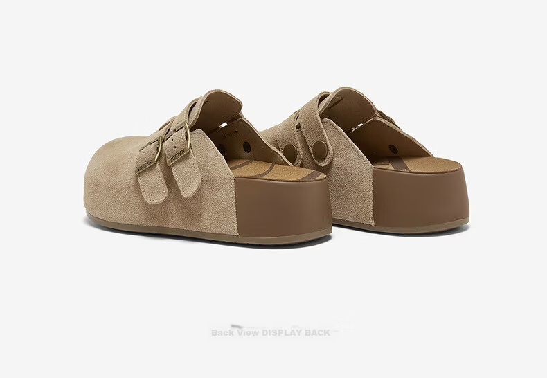 BASTO 26 Summer Birkenshoe Vintage Outdoor Casual Women's Sandals U2626BH6 Apricot Size 37 14