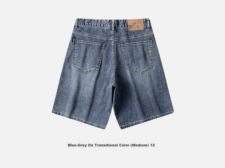 HLA Hailan Home Men's Denim Shorts 26 Mountain Series Five-Pocket Cool Summer Pants 17