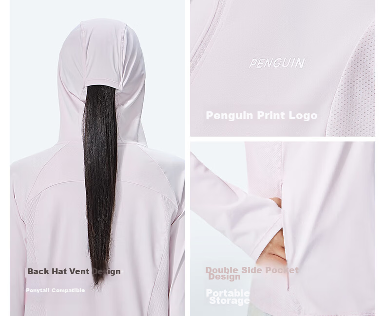 Penguin Camel Collaboration Cooling Sun Protection Jacket 2026 New Unisex Breathable Heat Dissipation Slim Fit Sun Protection Coat M26BA30087 25