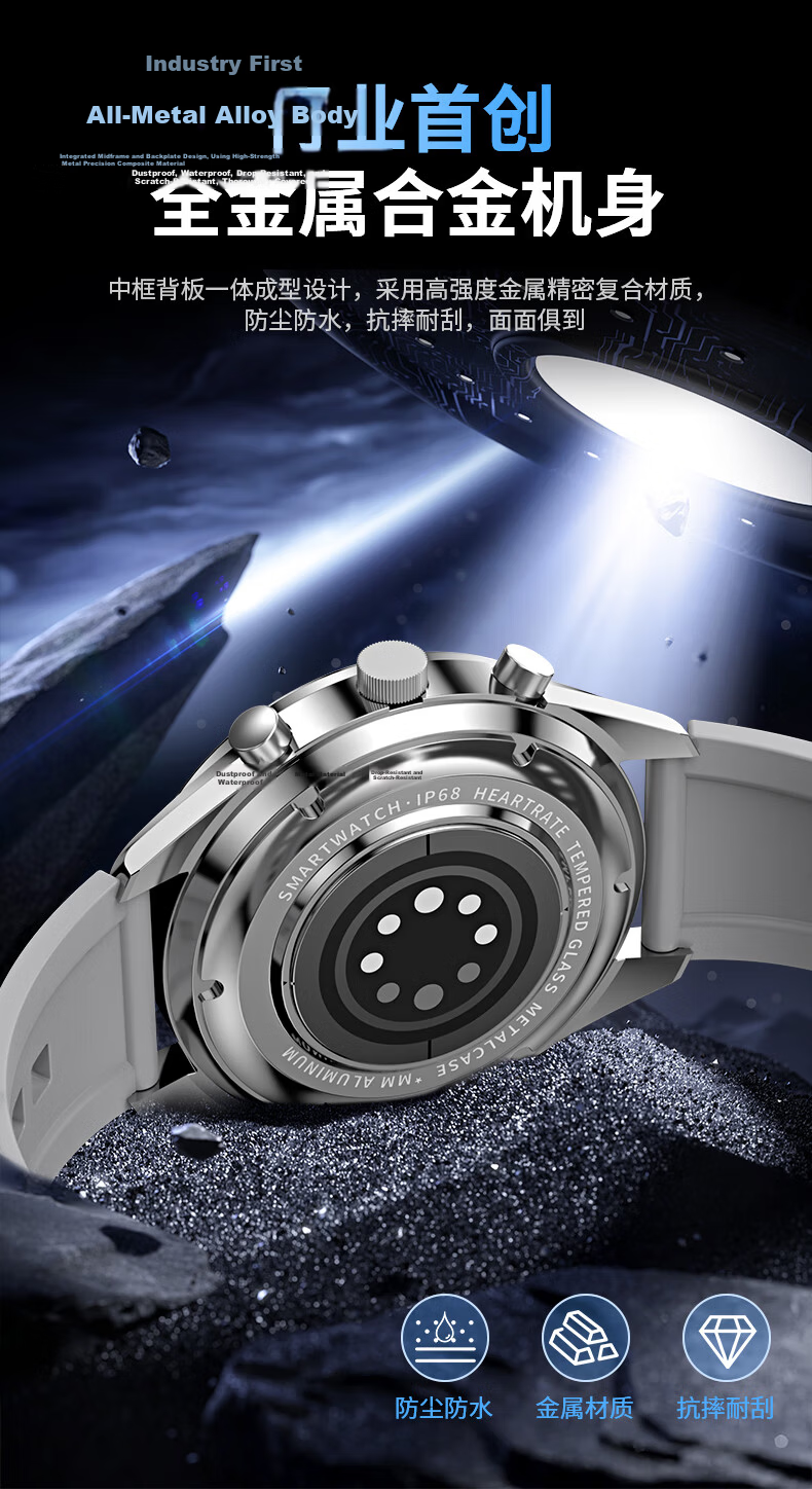 EG Smartwatch for Men Compatible with iOS, Android, HarmonyOS Open Source System, Multifunctional Sports Tracking 11
