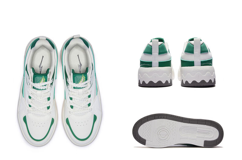 ERKE Men's Casual Sneakers Summer 2026 Breathable Versatile Sports Shoes | Bitter Melon 6