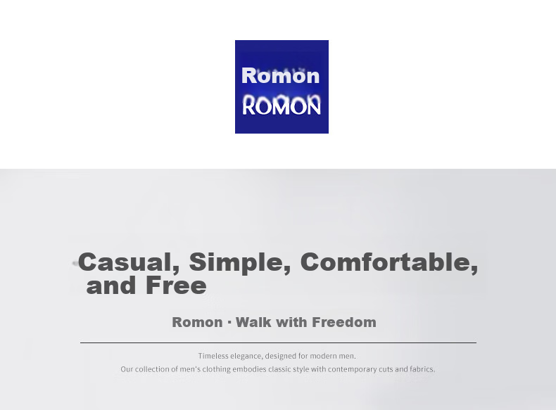 Romon Casual Blazer Men's Four-Season Professional Suit Business Wedding Groom Attire Qing 180A 1