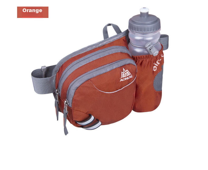 AONIJIE Outdoor Waist Bag Water Bottle Waist Pack for Men and Women Cycling Running Sports Multifunctional Waist Bag Single Pack without Water Bottle Military Green 16