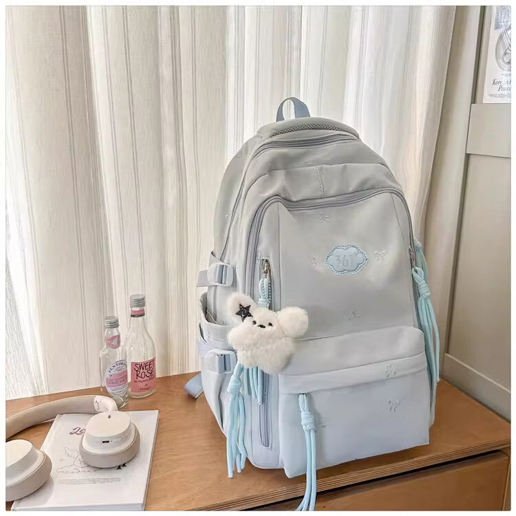 361° Korean Style Casual Large Capacity Lightweight High-Value Spinal Protection Backpack for Middle and High School Girls 9
