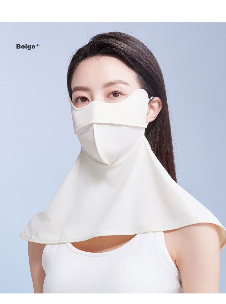 Hodo Women's UPF50+ Sunscreen Face Mask Summer Cooling Breathable Sun Protection Neck Guard UV Protection Face Bikini 13
