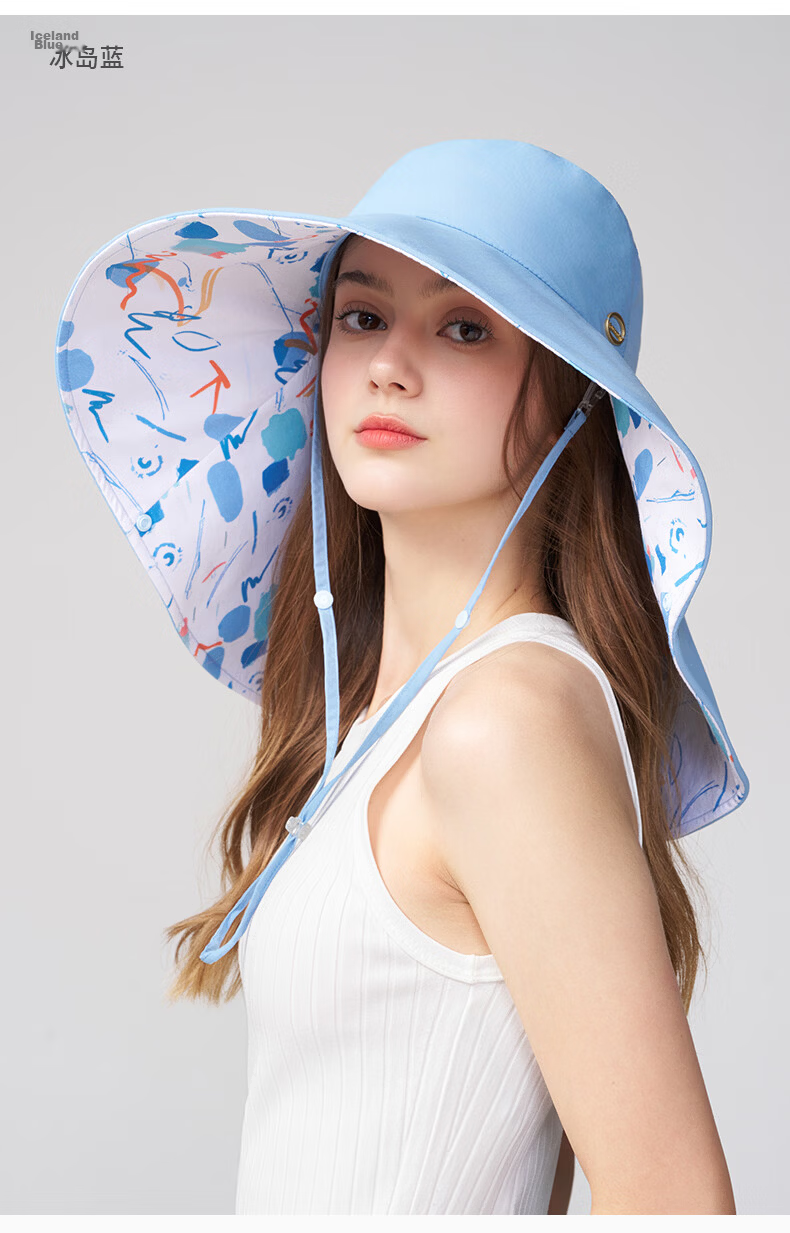 Kenmont 2026 New Oversized Brim Sun Hat UV Protection Large Head Circumference Women's Sunshade Hat 6324 11